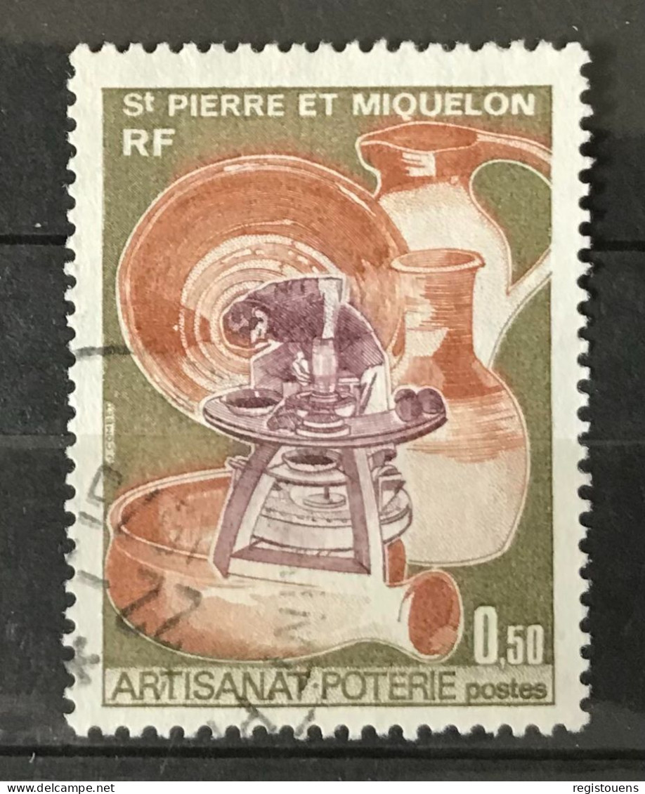 Timbre Oblitéré Saint Pierre Et Miquelon 1975 Yt N° 443 - Gebraucht