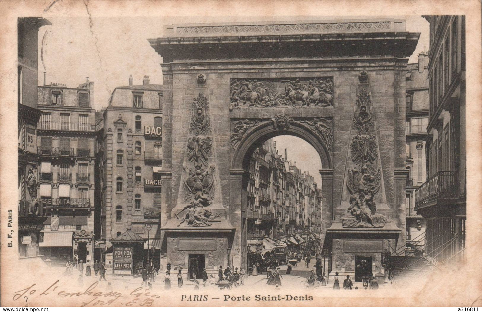 PARIS PORTE SAINT DENIS - Autres Monuments, édifices