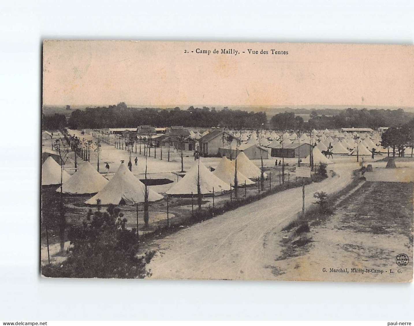 MAILLY LE CAMP : Vue Des Tentes - Très Bon état - Mailly-le-Camp