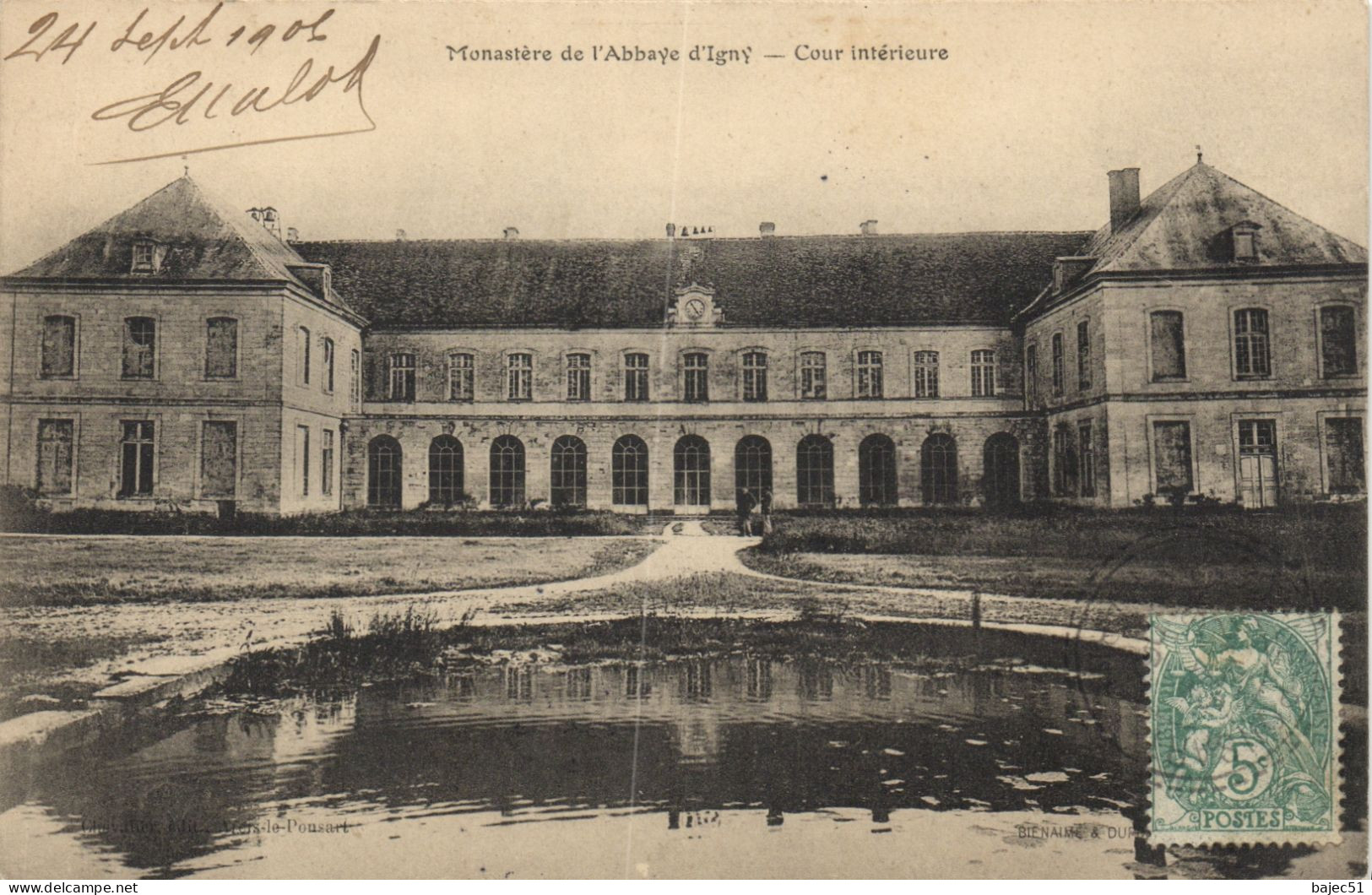 Chocolat De L'Abbaye D'Igny - Cours Intérieure - Other & Unclassified