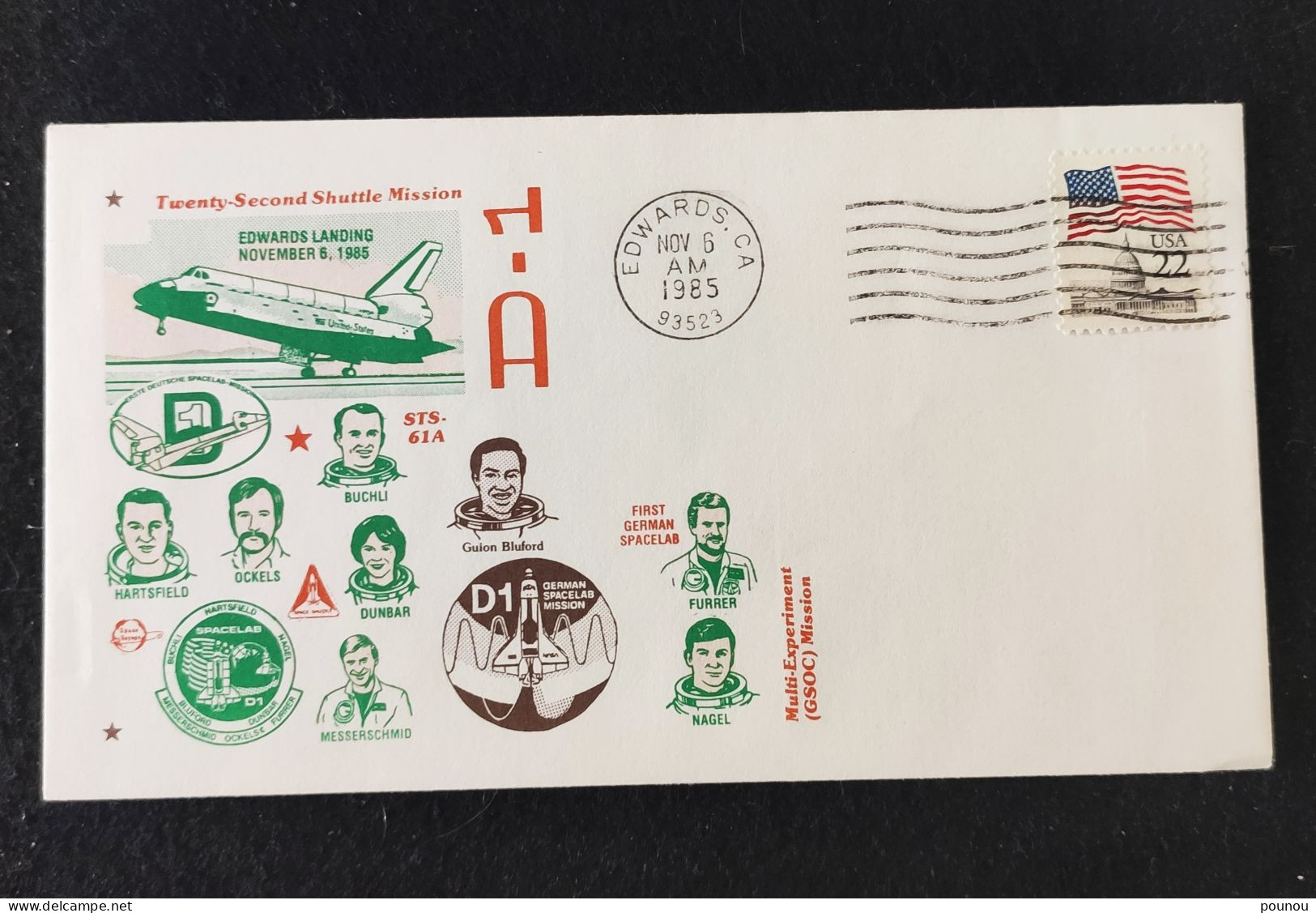 * US - STS-61A - TWENTY SECOND SHUTTLE MISSION (84) - Verenigde Staten