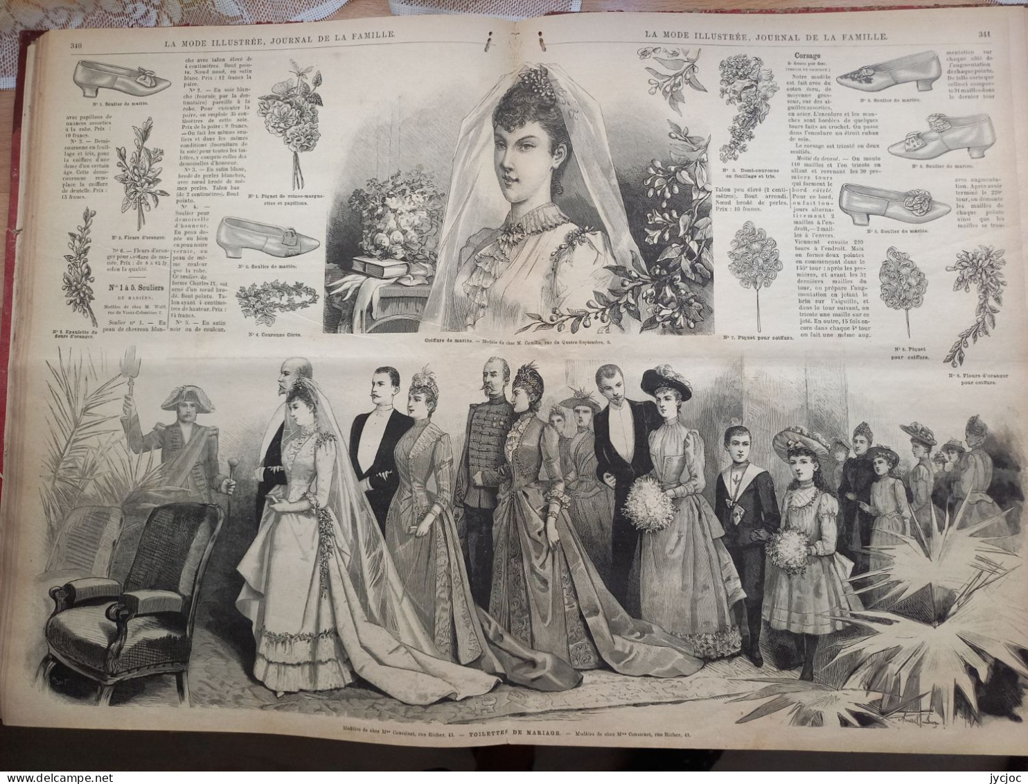 16 Volumes Reliures Du Journal" La Famille" Par Année De 1884 à 1900, - 1801-1900