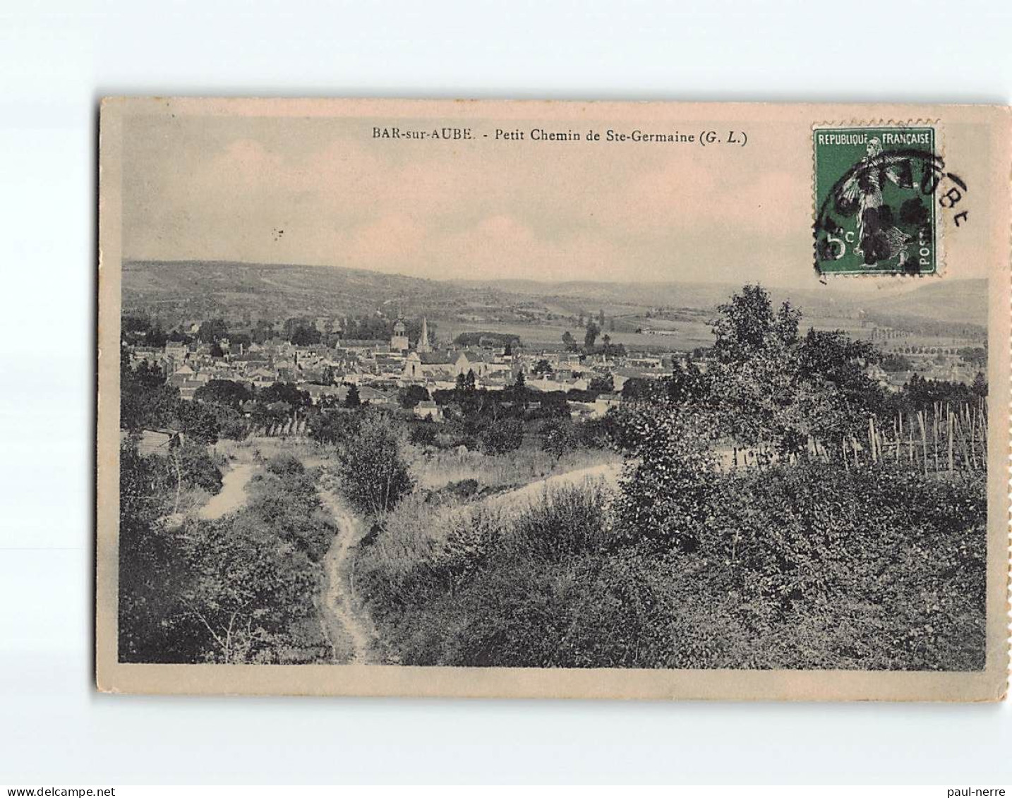 BAR SUR AUBE : Petit Chemin De Sainte-Germaine - Très Bon état - Bar-sur-Aube