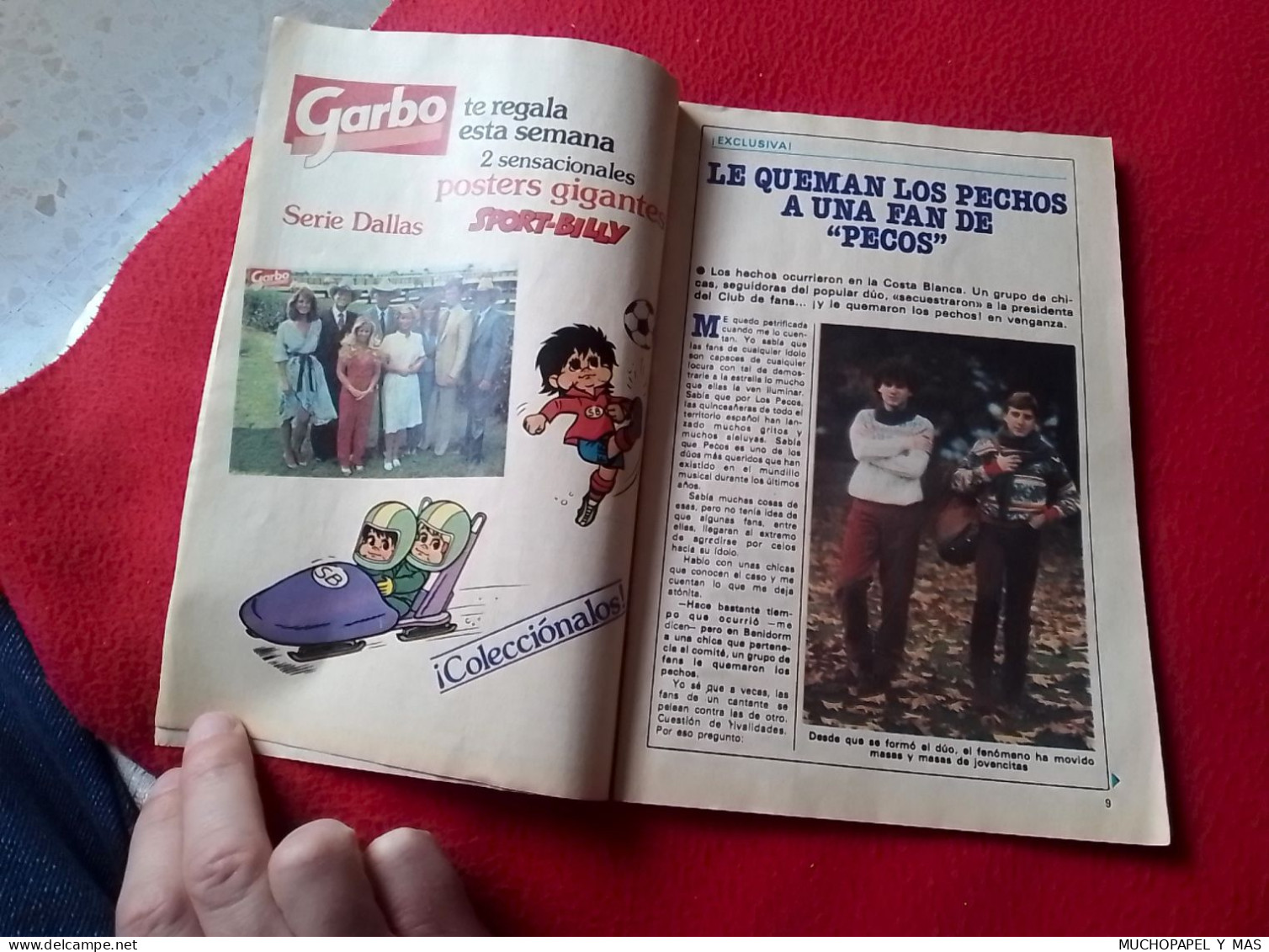ANTIGUA REVISTA OLD MAGAZINE NUEVO VALE Nº 138 29-3-82 GRUPO LOS PECOS, CHANQUETE DE VERANO AZUL, MARISOL ETC...SPAIN... - [2] 1981-1990