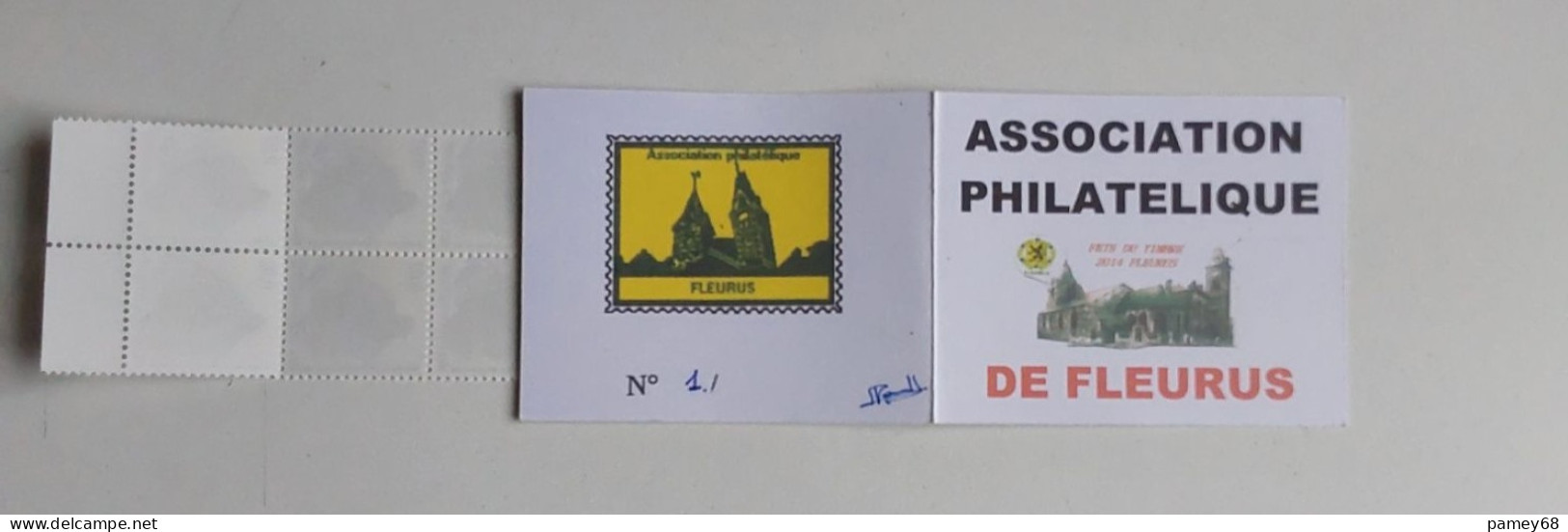 Carnet Privé Timbres Oiseaux André Buzin Association Philatelie De Fleurus Bécassine Des Marais - 1985-.. Uccelli (Buzin)