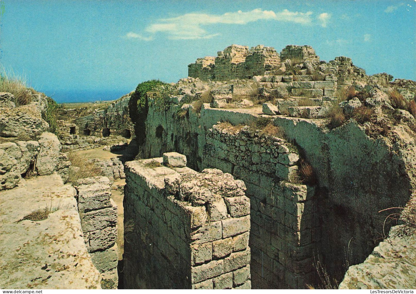 ITALIE - Siracusa - Château Eurialo - Les Tours IV Siècle A. J. C. - Carte Postale - Siracusa