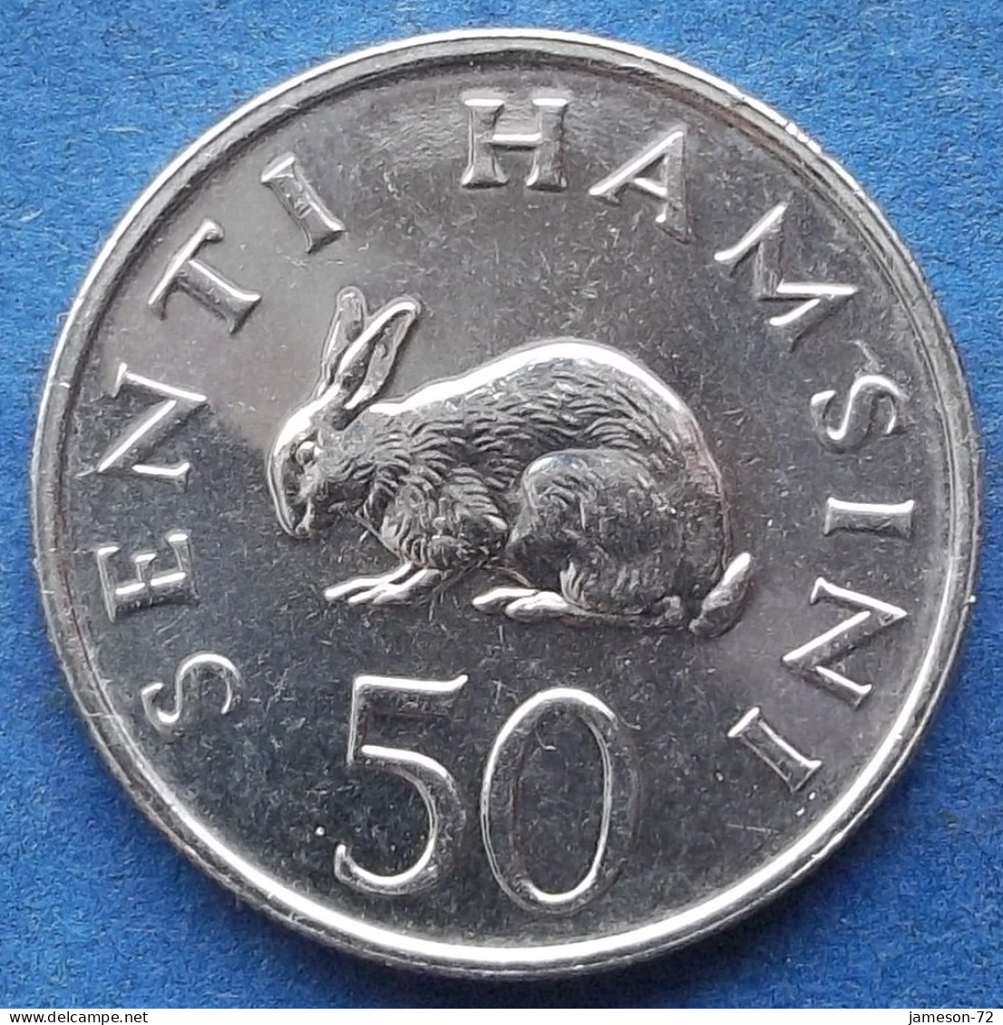 TANZANIA - 50 Senti 1989 "Rabit" KM# 26 Independent (1961) - Edelweiss Coins - Tanzanía