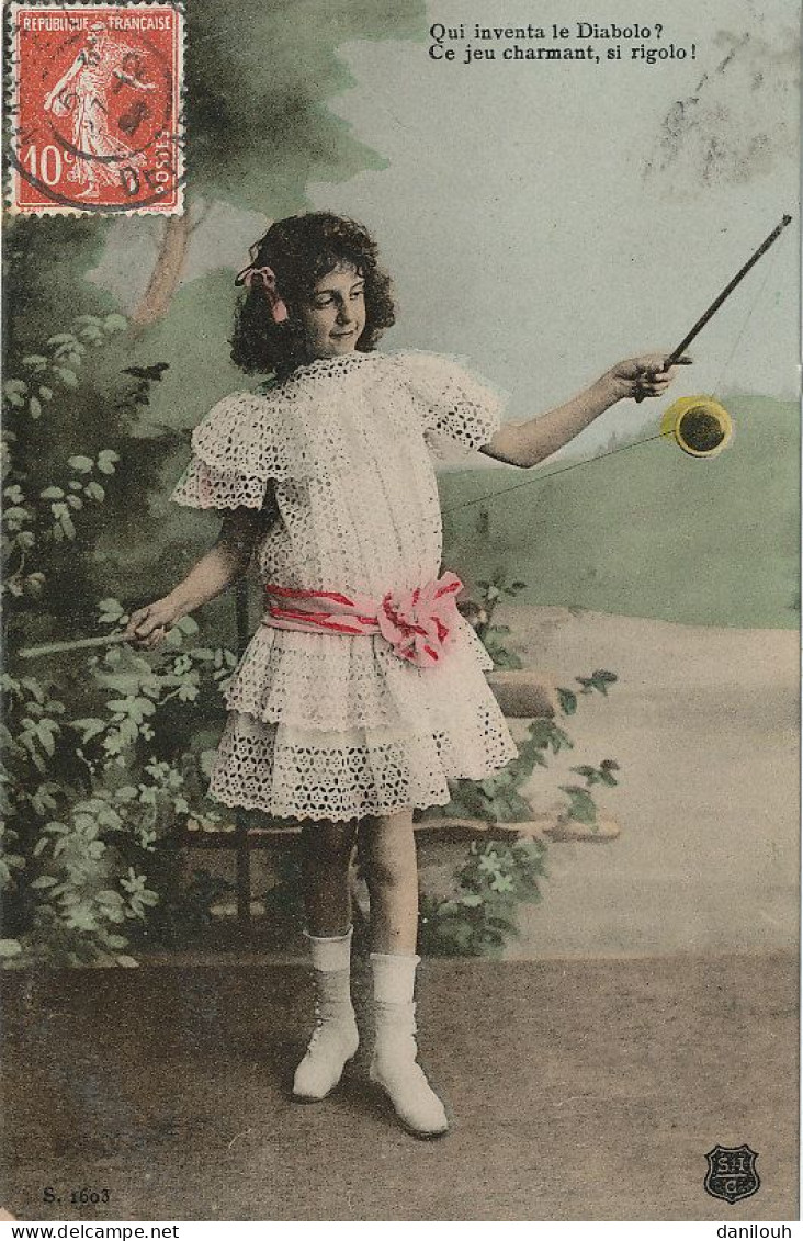 JEUX JOUET / QUI INVENTA LE DIABOLO  CE JEU CHARMANT SI RIGOLO / FILLETTE - Jeux Et Jouets