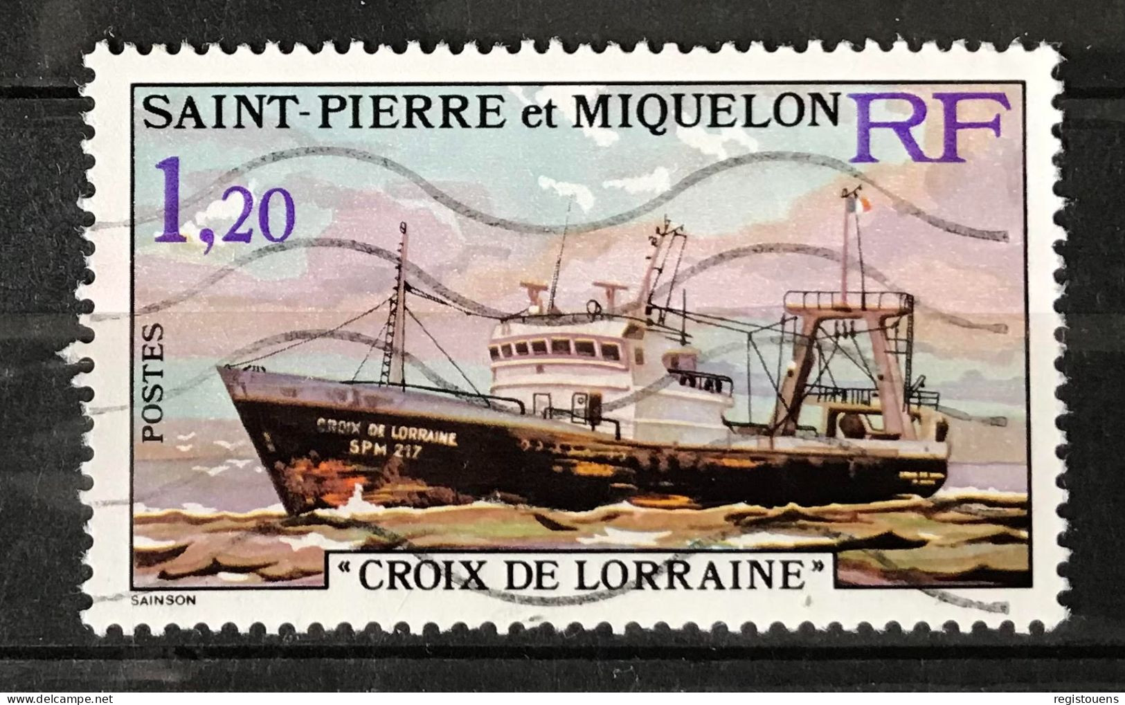 Timbre Oblitéré Saint Pierre Et Miquelon 1976 Yt N° 453 - Used Stamps