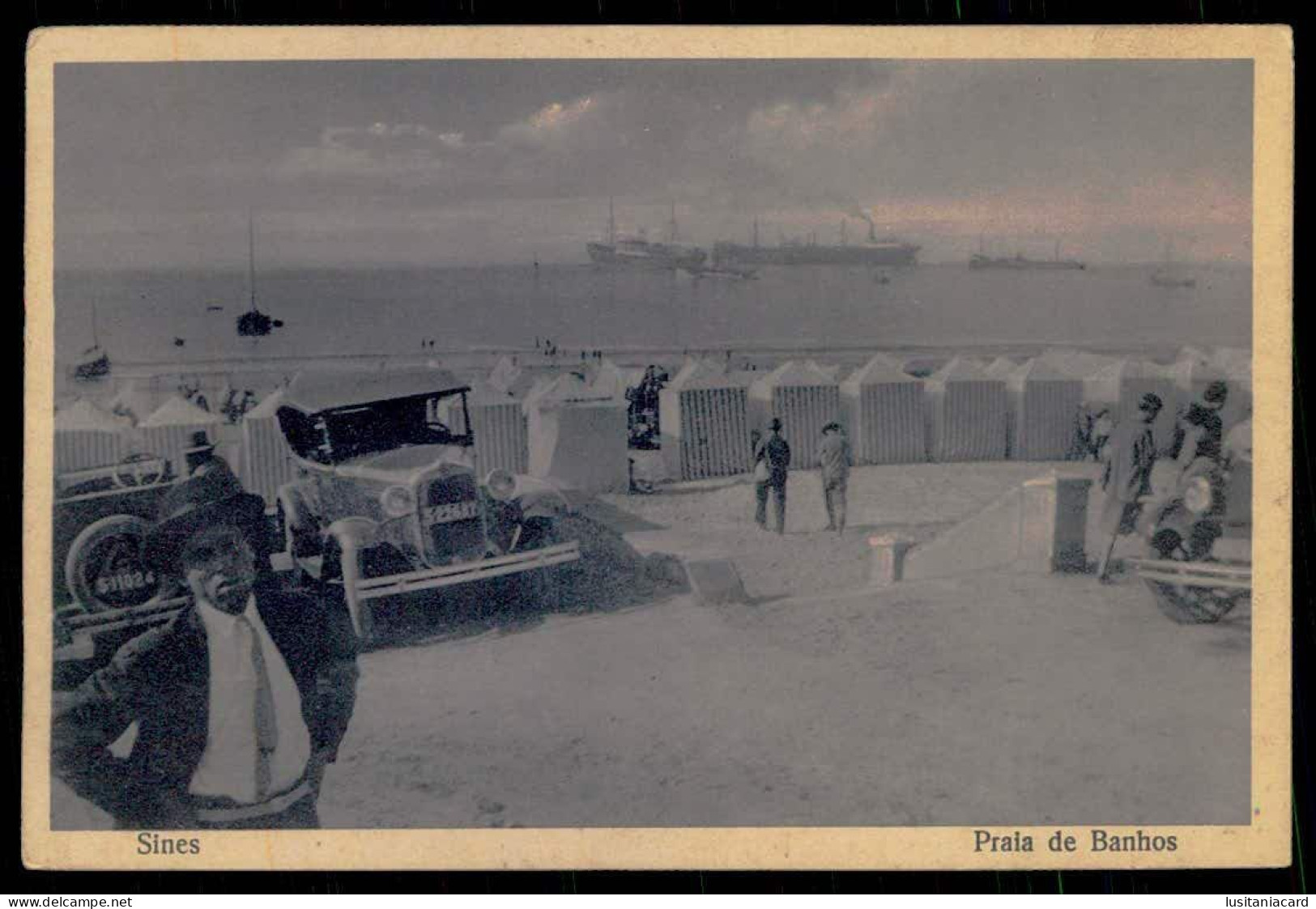 SINES - Praia De Banhos. Carte Postale - Setúbal