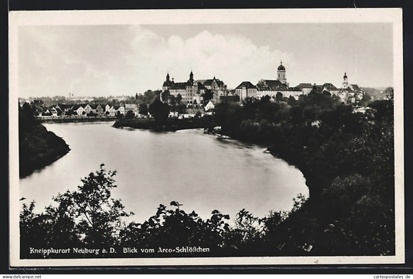 AK Neuburg / Donau, Blick Vom Arco-Schlösschen  - Neuburg