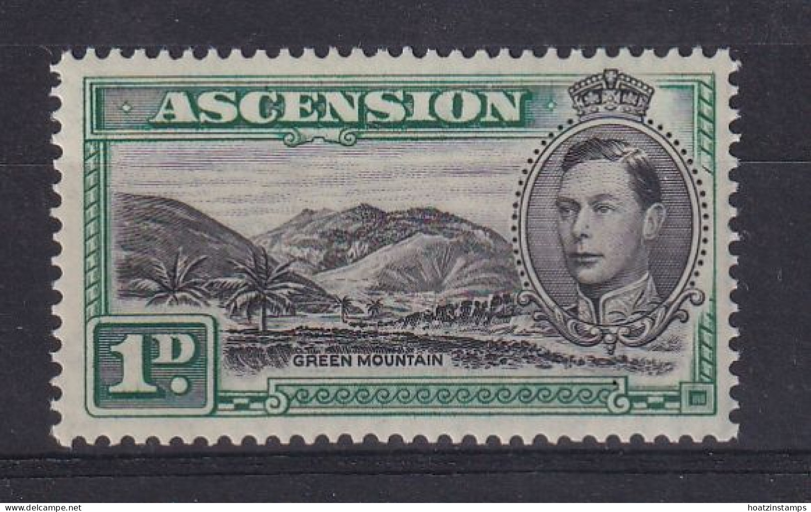 Ascension: 1938/53   KGVI    SG39    1d   [Green Mountain]  MH - Ascension (Ile De L')