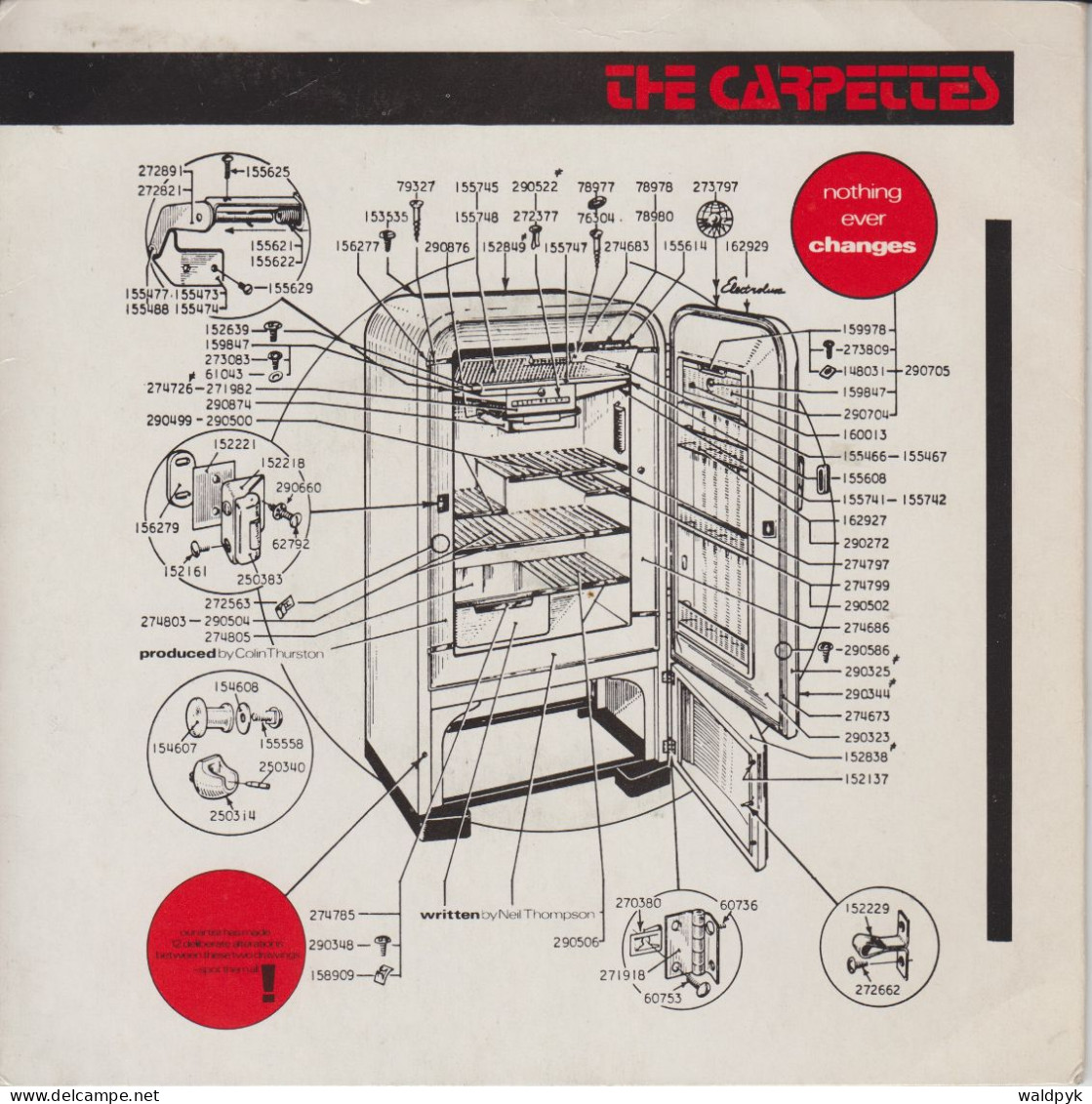 THE CARPETTES - Nothing Ever Changes - Autres - Musique Anglaise