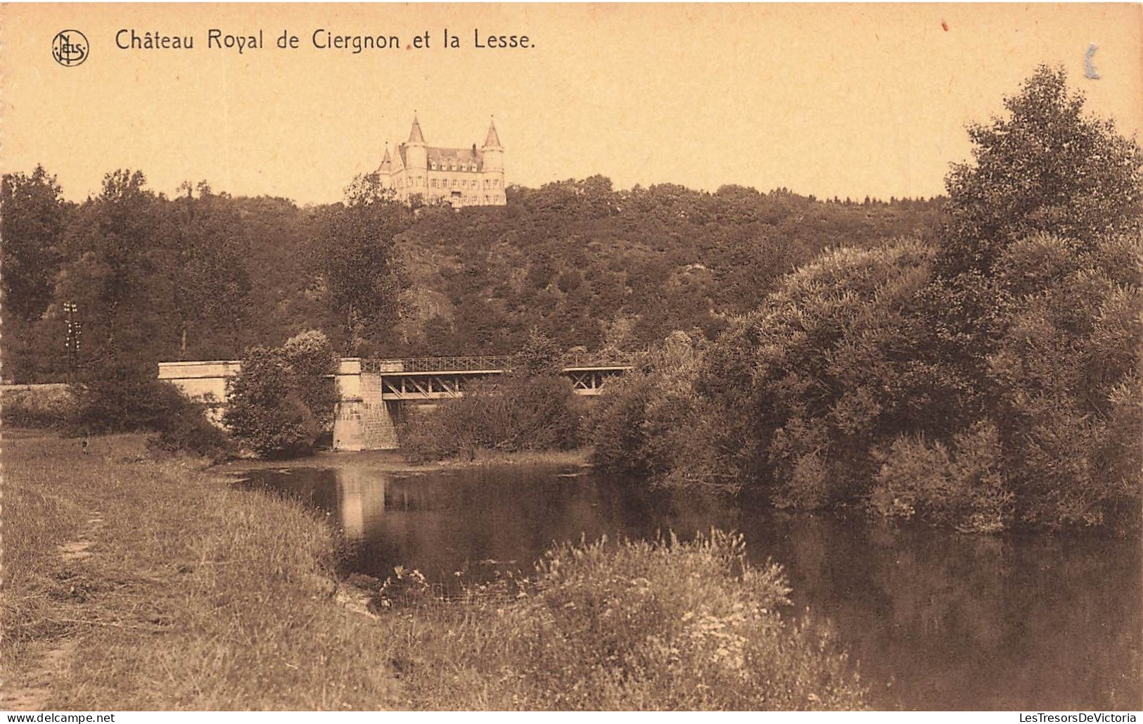 BELGIQUE - Château Royal De Ciergnon Et La Lesse - Vue Sur Le Pont - Vallée De La Lesse - Carte Postale Ancienne - Houyet