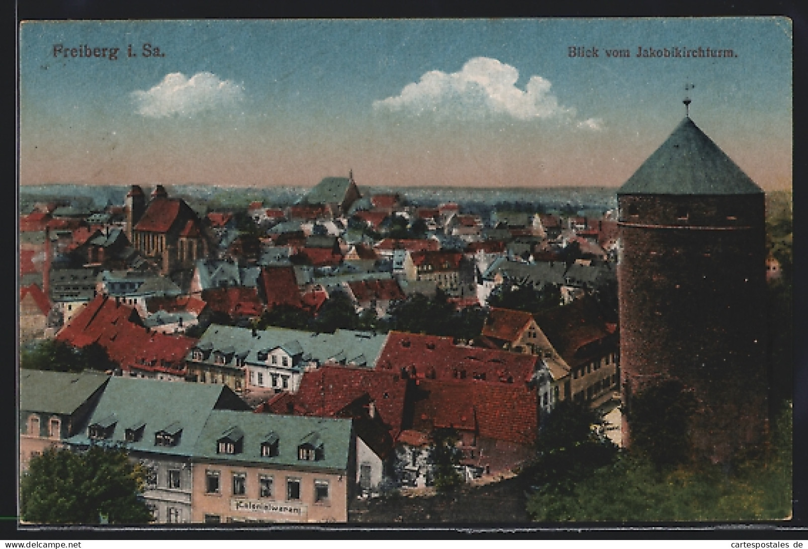 AK Freiberg / Sachsen, Blick Vom Jakobikirchturm  - Freiberg (Sachsen)