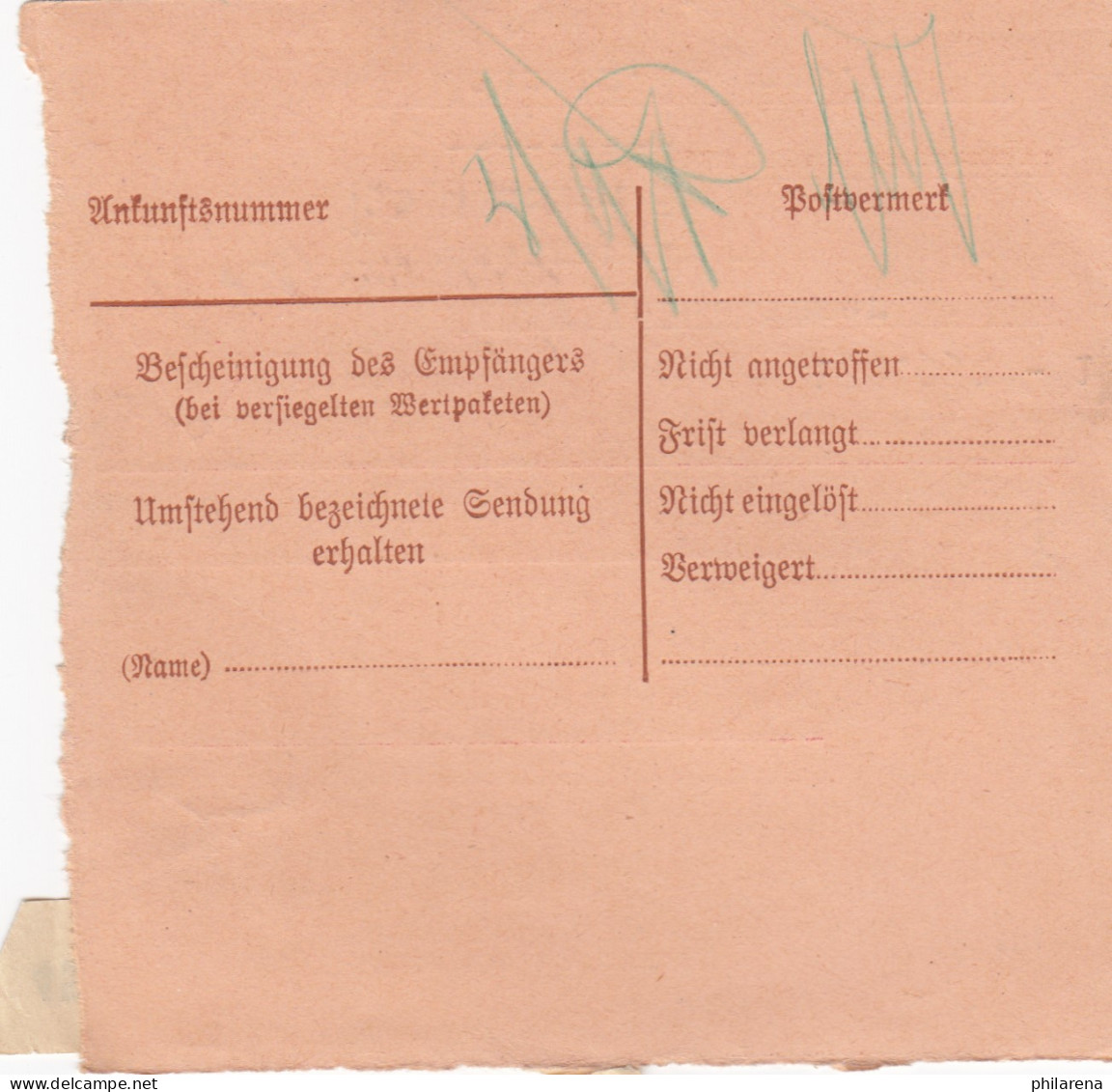 BiZone Paketkarte 1948: Weiden, Witt Nach München, Selbstbucher, Nachnahme - Brieven En Documenten