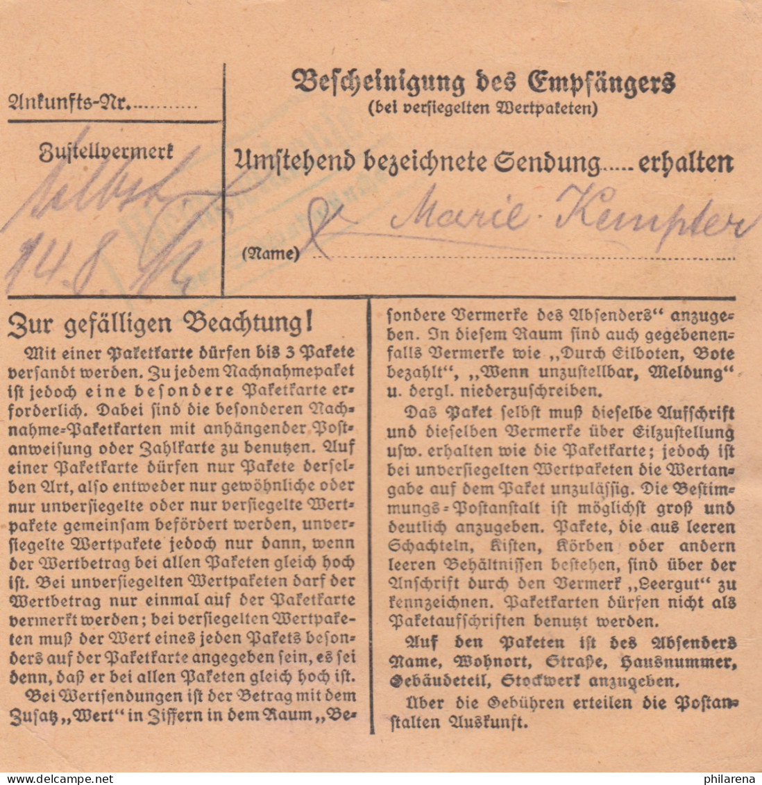 BiZone Paketkarte: Schwabmünchen Nach Ottobrunn Bei München - Covers & Documents