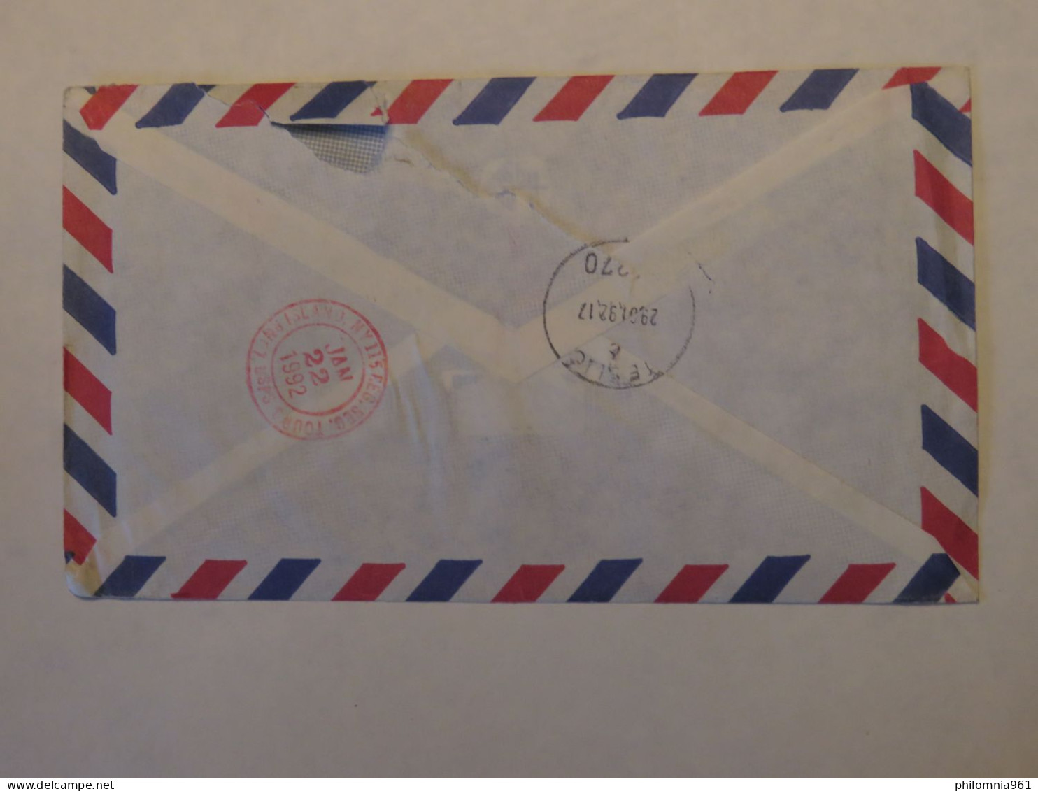 YUGOSLAVIA AIRMAIL  REGISTERED COVER  TO UNITED STATES 1992 - Other & Unclassified