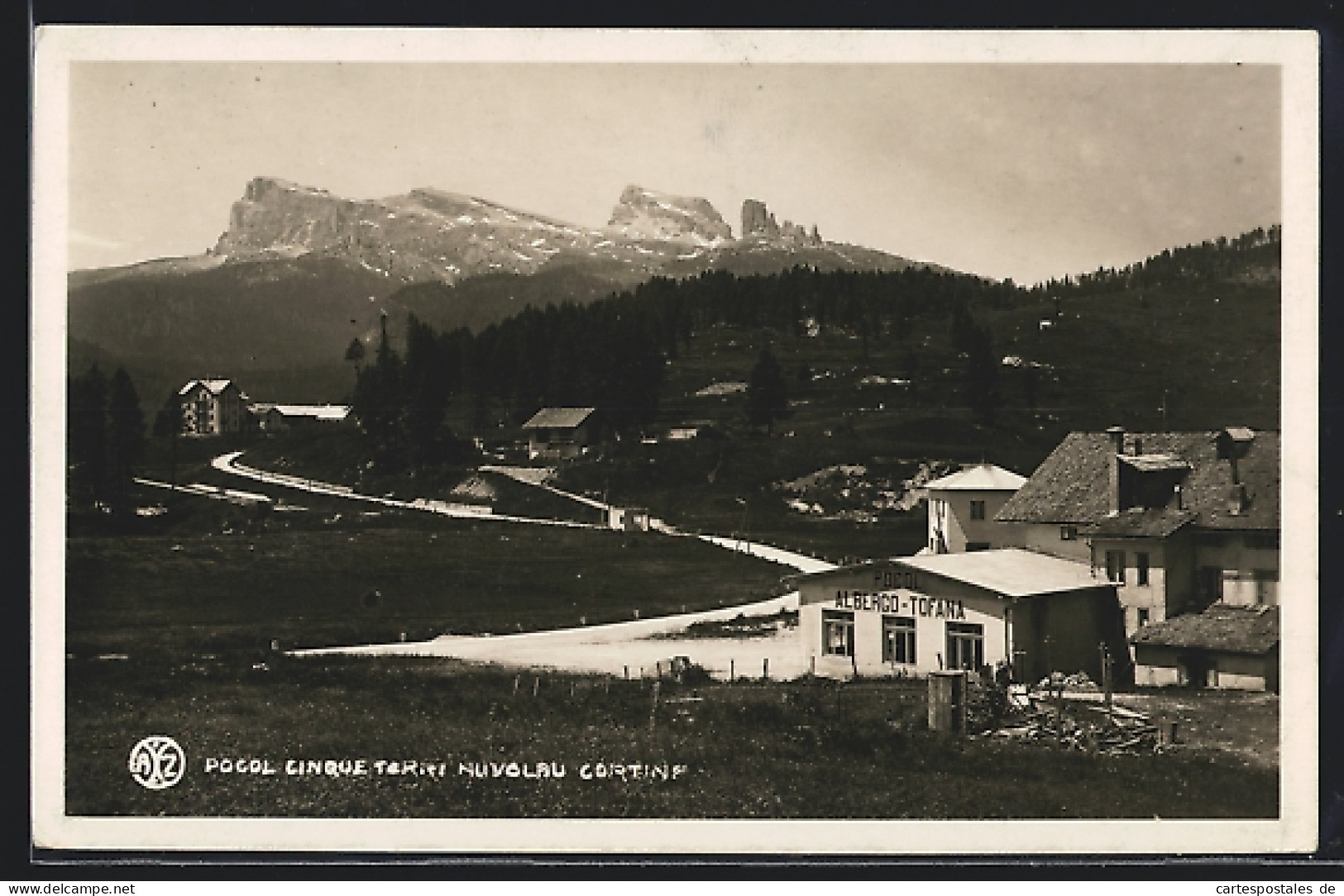 Cartolina Cortina, Pocol Cinque Terri Nuvolau  - Andere & Zonder Classificatie