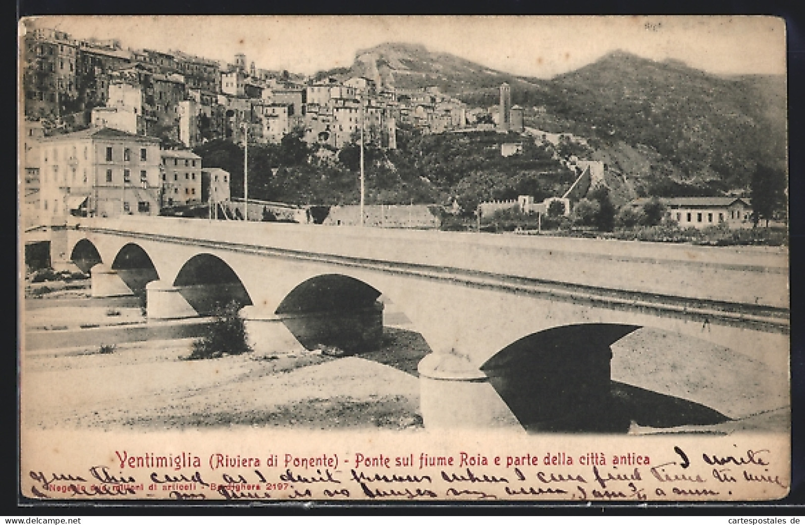 Cartolina Ventimiglia, Panorama  - Sonstige & Ohne Zuordnung