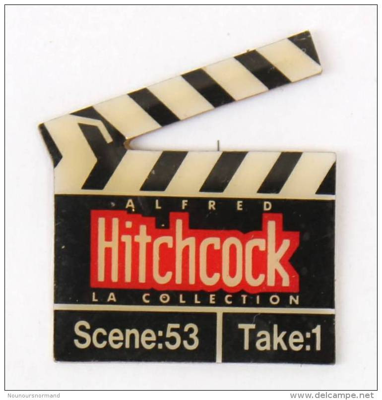 Pin's Alfred HITCHCOCK LA COLLECTION - Clap De Cinéma - H358 - Kino