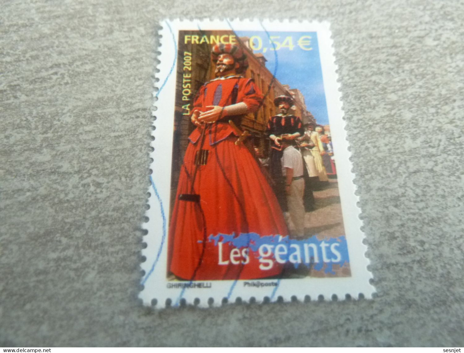Les Géants - Portraits De Régions - France à Vivre - 0.54 € - Yt 4095 - Multicolore - Oblitéré - Année 2007 - - Oblitérés