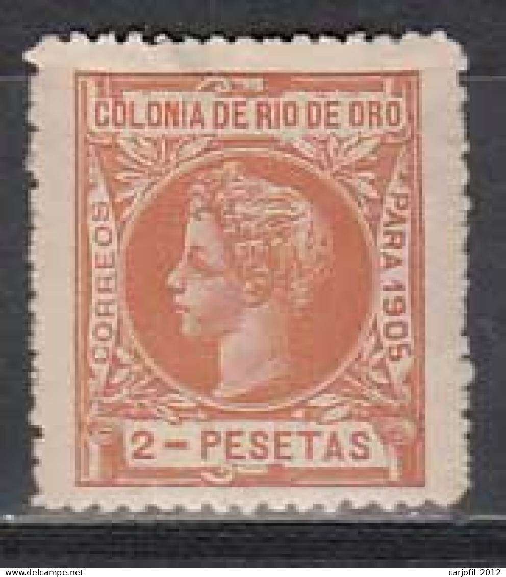 Rio De Oro Sueltos 1905 Edifil 12N * Mh  Nº 000 - Rio De Oro