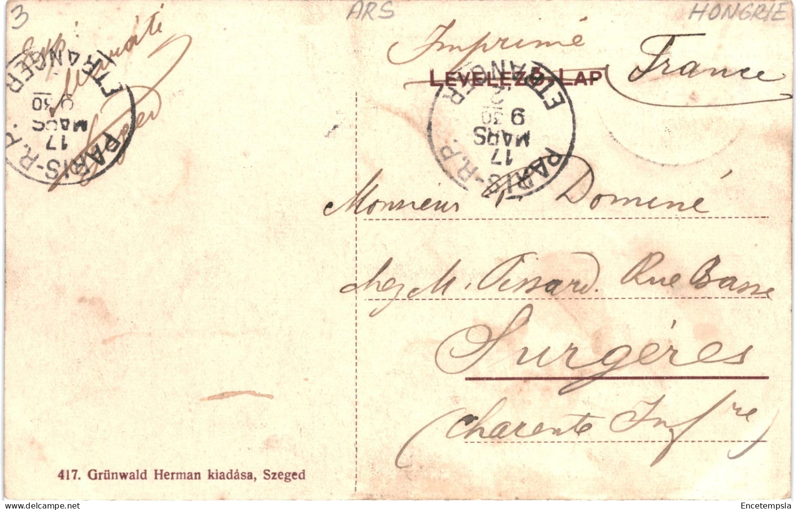 CPA Carte Postale Hongrie Szeged Ujszegedi Erzsébet Templom VM80825ok - Ungarn