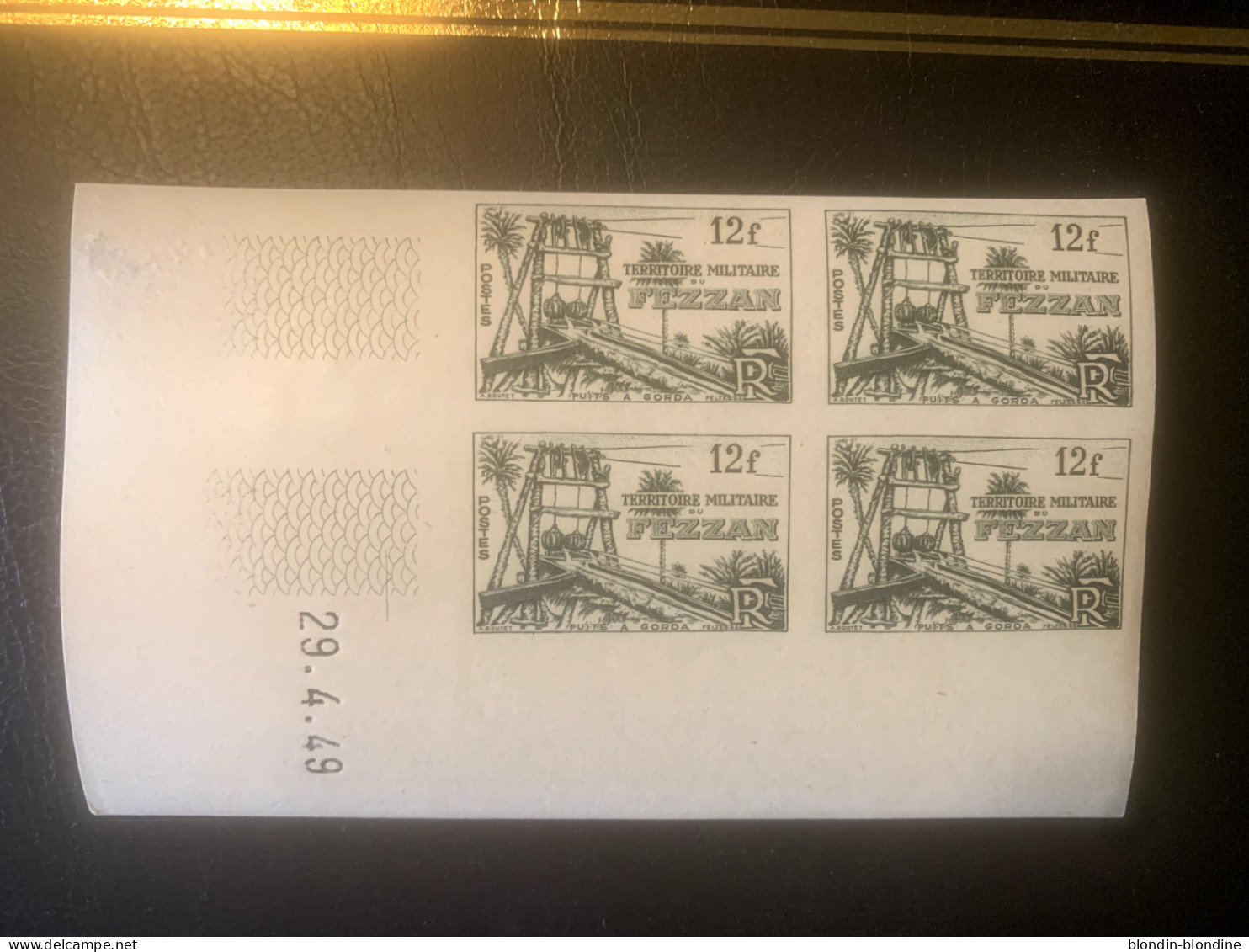 FEZZAN YT 49 NEUF** TB COIN DATÉ NON DENTELÉ - Unused Stamps