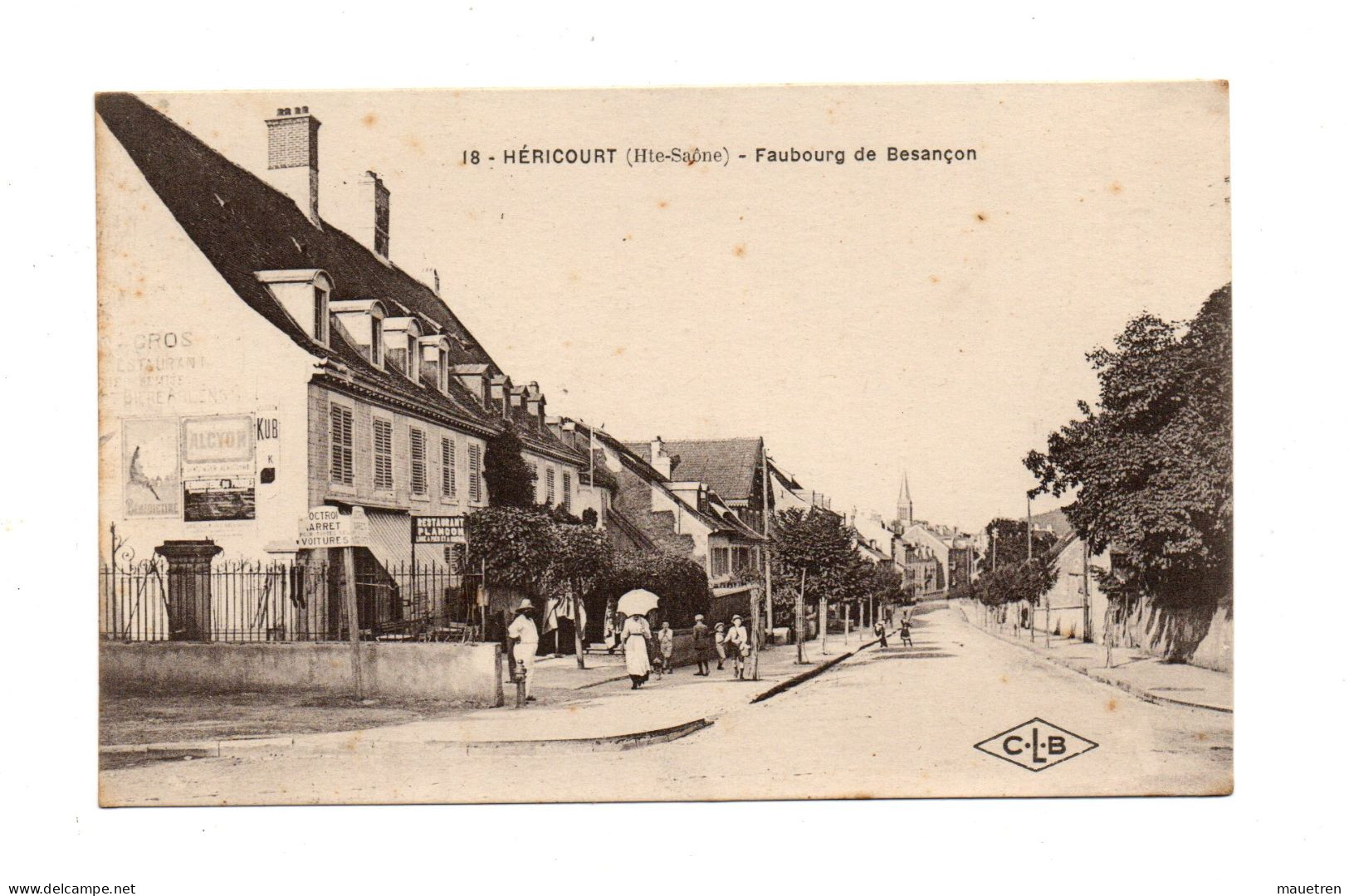 D 70 HERICOURT Lfaubourg De Besançon Animée - Héricourt