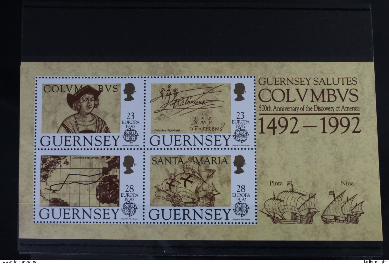 Großbritannien Guernsey Block 8 Mit 549-552 Postfrisch #WD976 - Autres & Non Classés