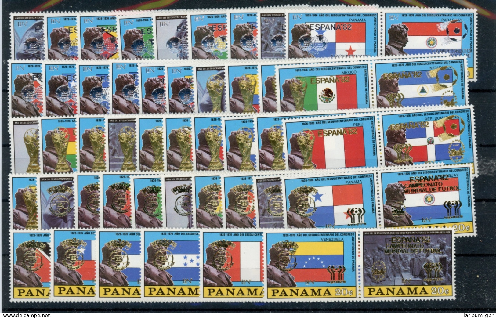 Panama Paare 1428-1457, 1485-1517 Postfrisch Fußball #JL293 - Panama