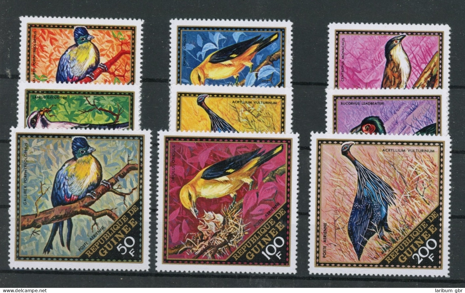 Guinea 583-591 Postfrisch Vögel #JL230 - Guinée (1958-...)