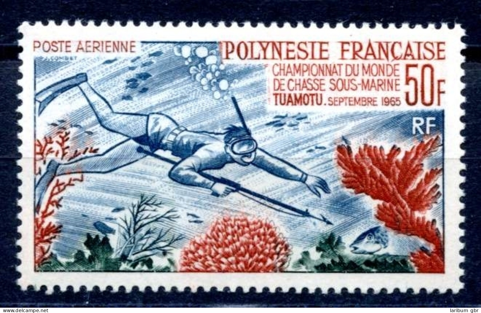 Franz. Polynesien 48 Postfrisch Tauchsport #IS717 - Other & Unclassified