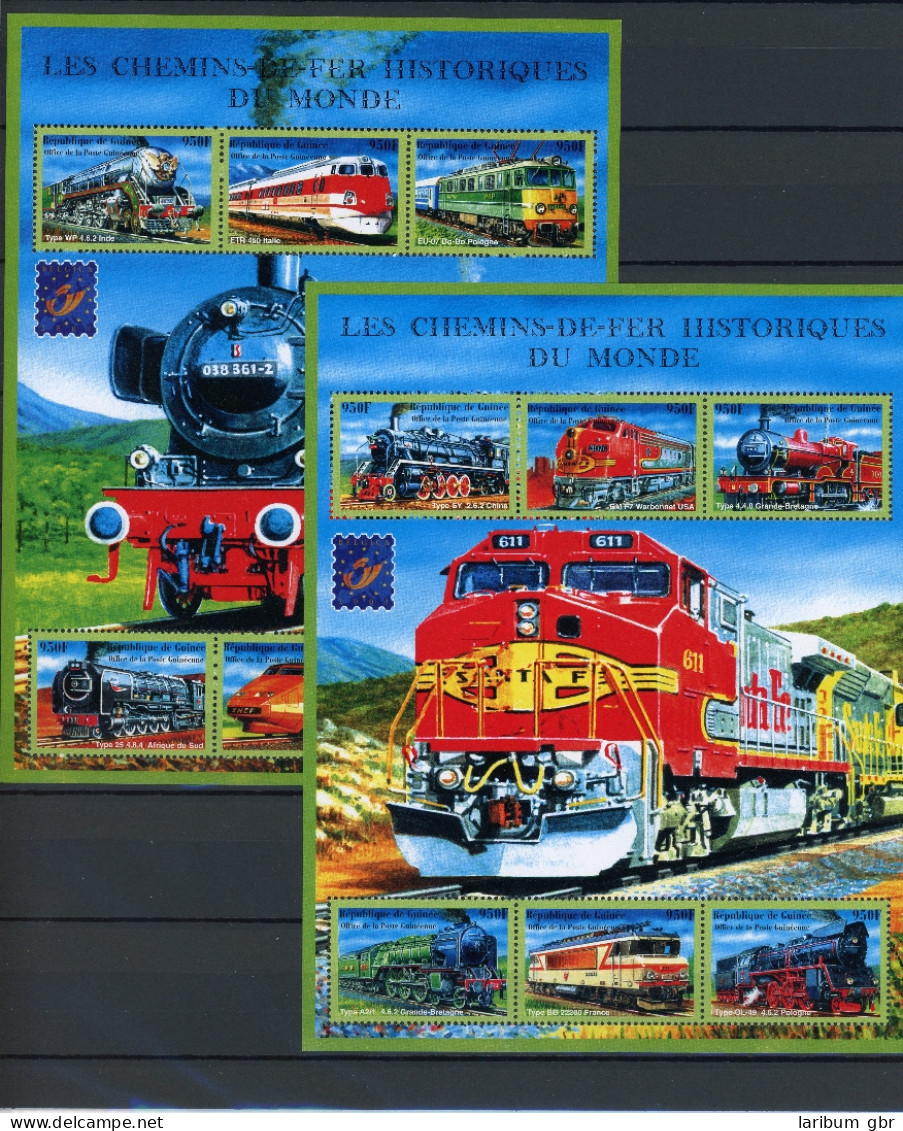 Guinea Kleinbogen 3115-3126 Postfrisch Eisenbahn #IM100 - Guinee (1958-...)
