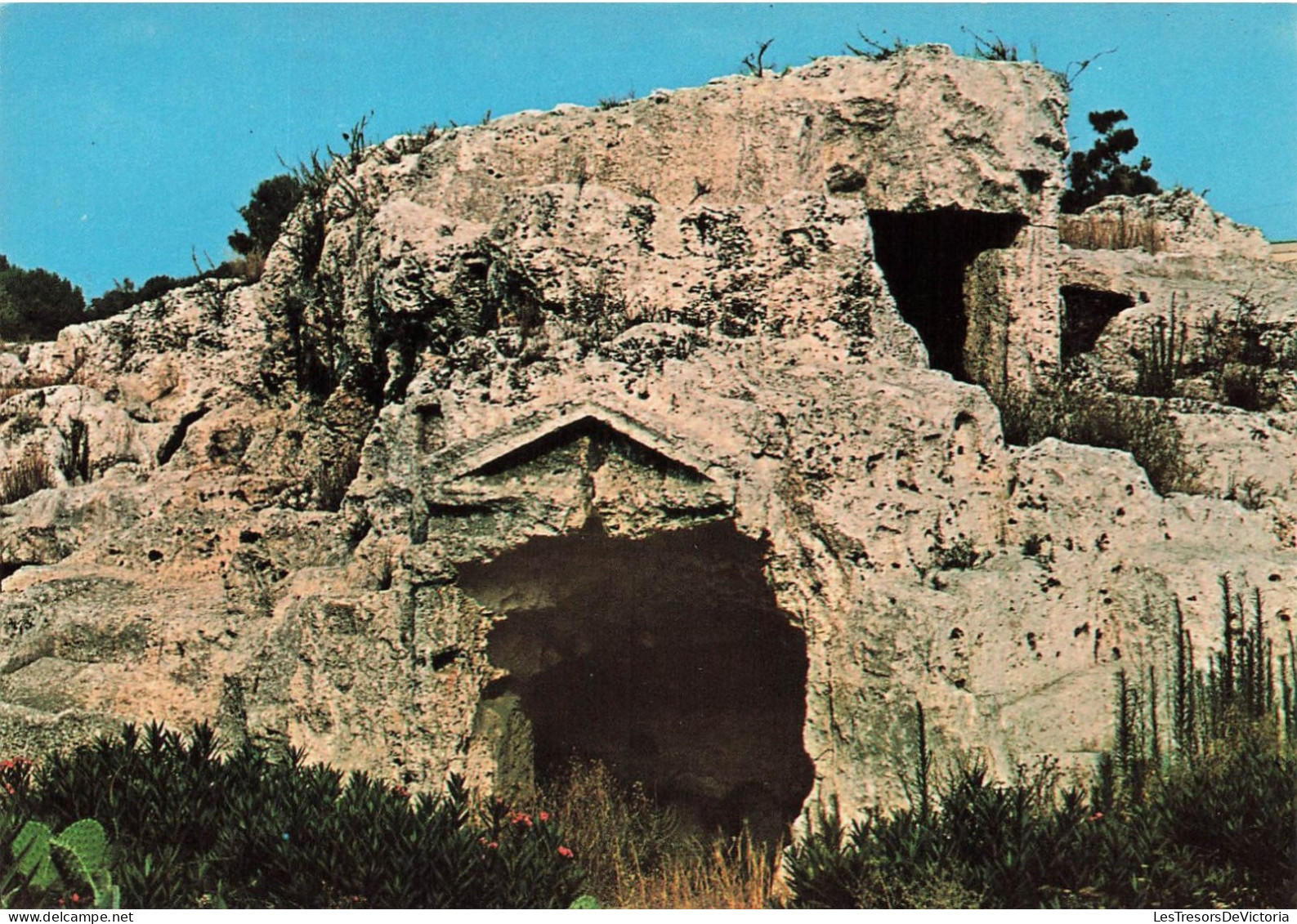 ITALIE - Siracusa - Zone Archéologique - Tombe Et Statue De Archimède Lll Siècle Avant Christ - Carte Postale - Siracusa