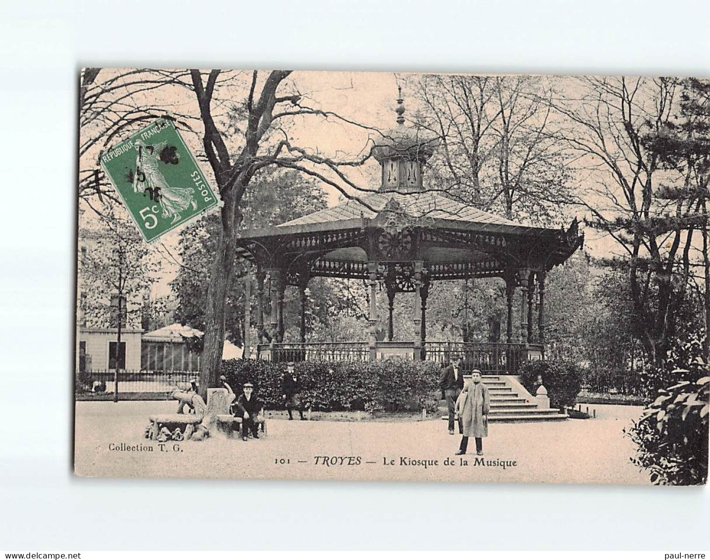 TROYES : Le Kiosque De La Musique - état - Troyes