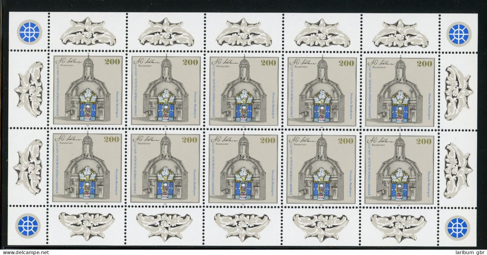 Bund Zehnerbogen 1787 Postfrisch #HK681 - Autres & Non Classés