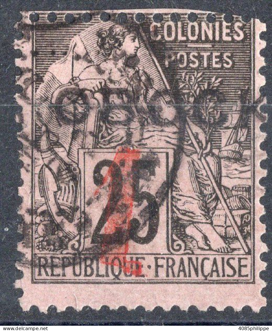OBOCK Timbre Poste N°21 Oblitéré Décentré Cote : 28€00 - Used Stamps
