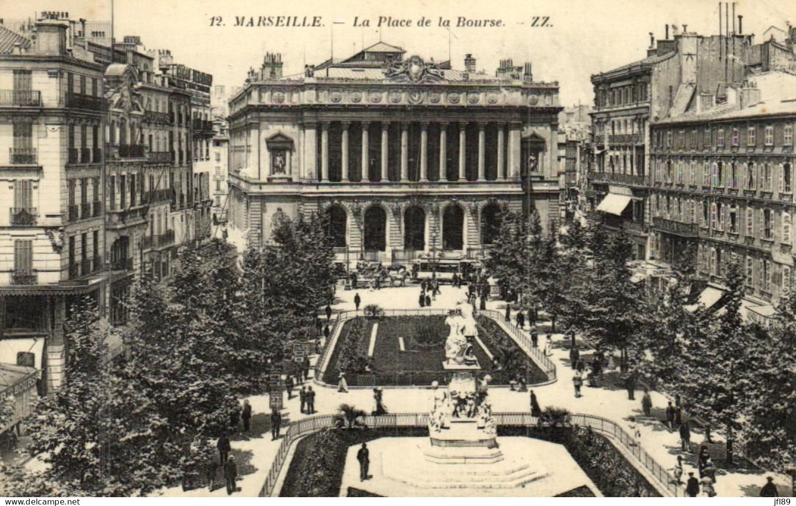 France > [13] Bouches-du-Rhône > Marseille > Centre Ville - La Place De La Bourse - 15141 - Canebière, Stadscentrum