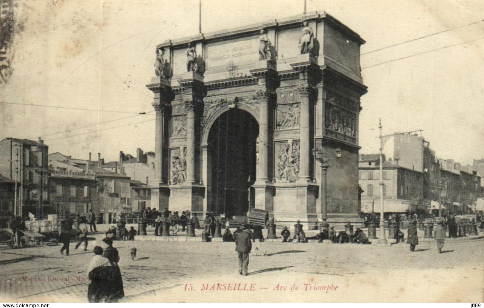 France > [13] Bouches-du-Rhône > Marseille > Centre Ville - Arc De Triomphe - 15142 - Canebière, Stadtzentrum