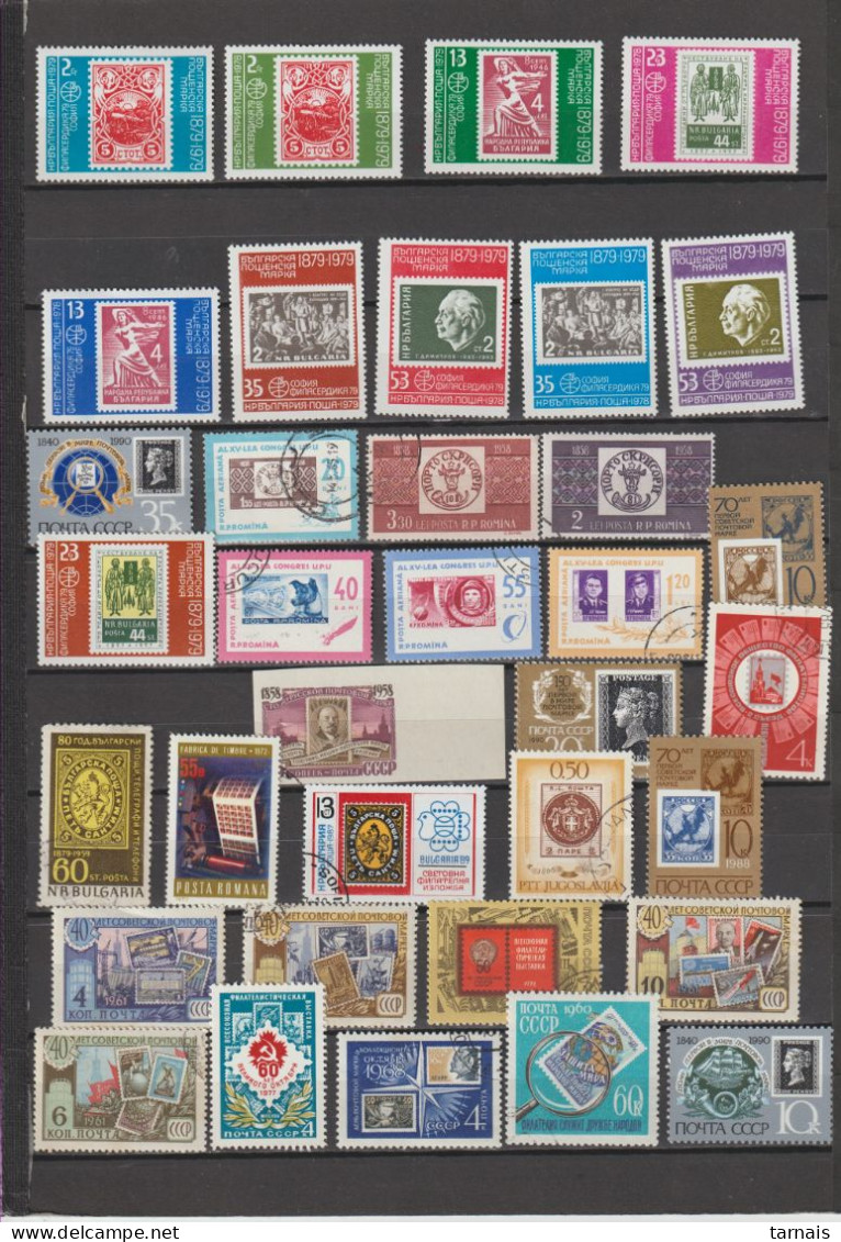 Lot De 35 Timbres Thème  Monnaies Sur Timbre  (lot 76) - Monnaies