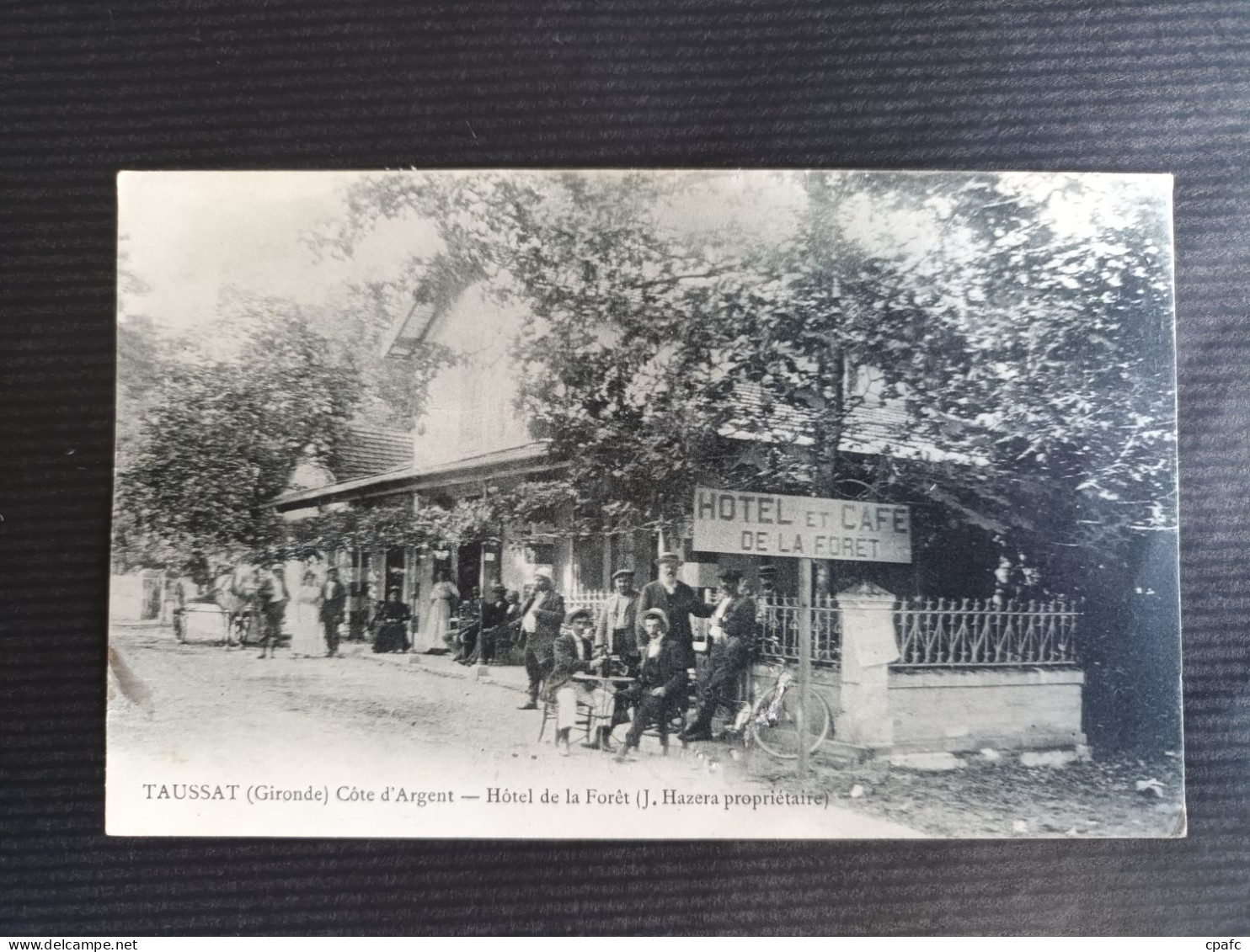 Taussat - Villa Faust, Annexe De L'Hôtel De La Forêt (J. Hazera Propriétaire) / Edition Guillier - Autres & Non Classés