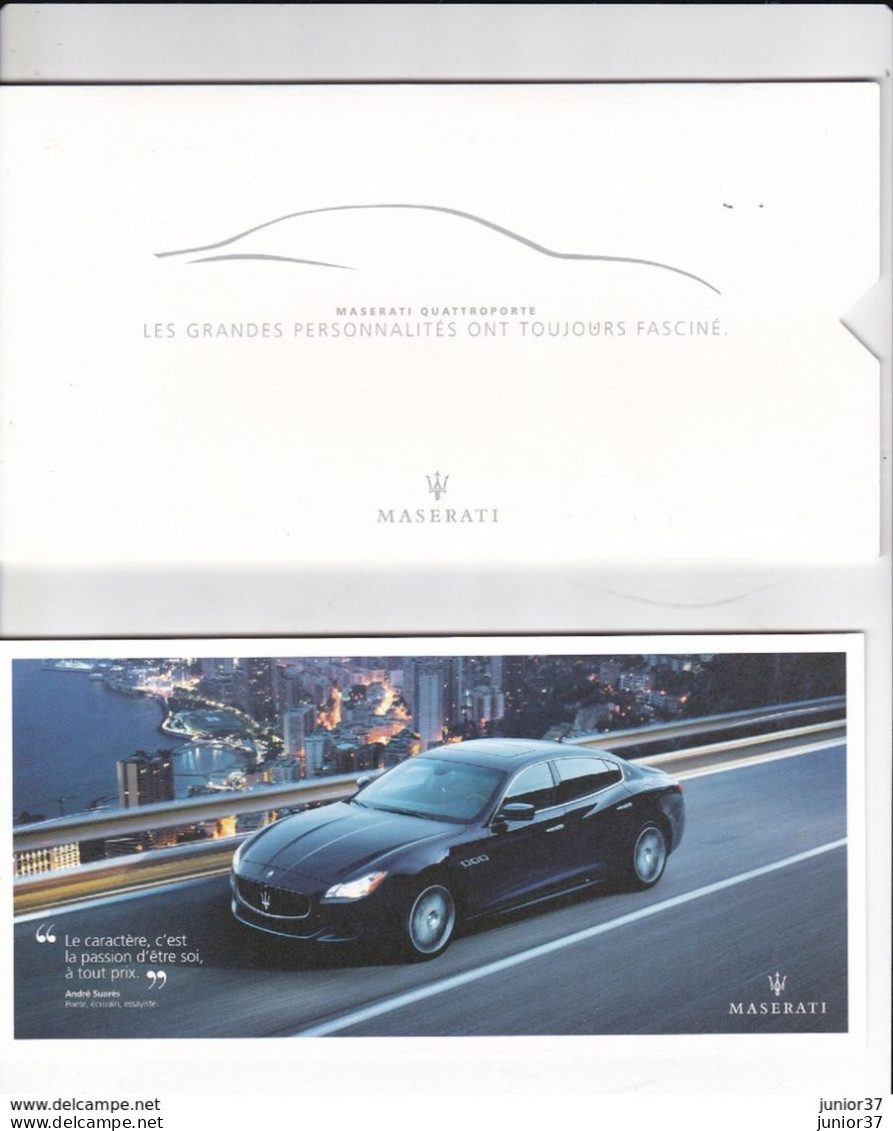Pochette Publicitaire Maserati Quattroporte - Werbung