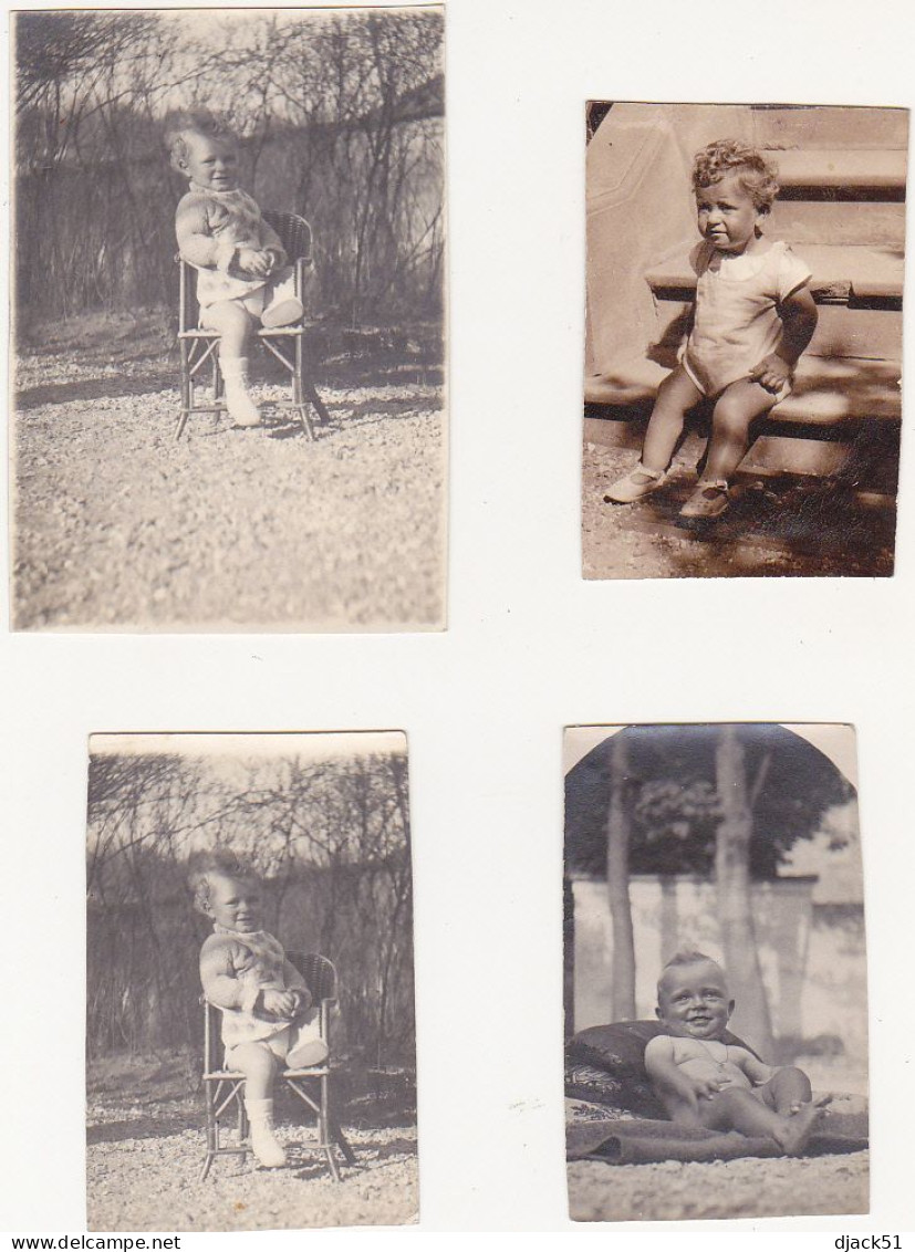 20 Anciennes Photographies Amateur /  Petit garçon : Philippe de 1926 à 1936