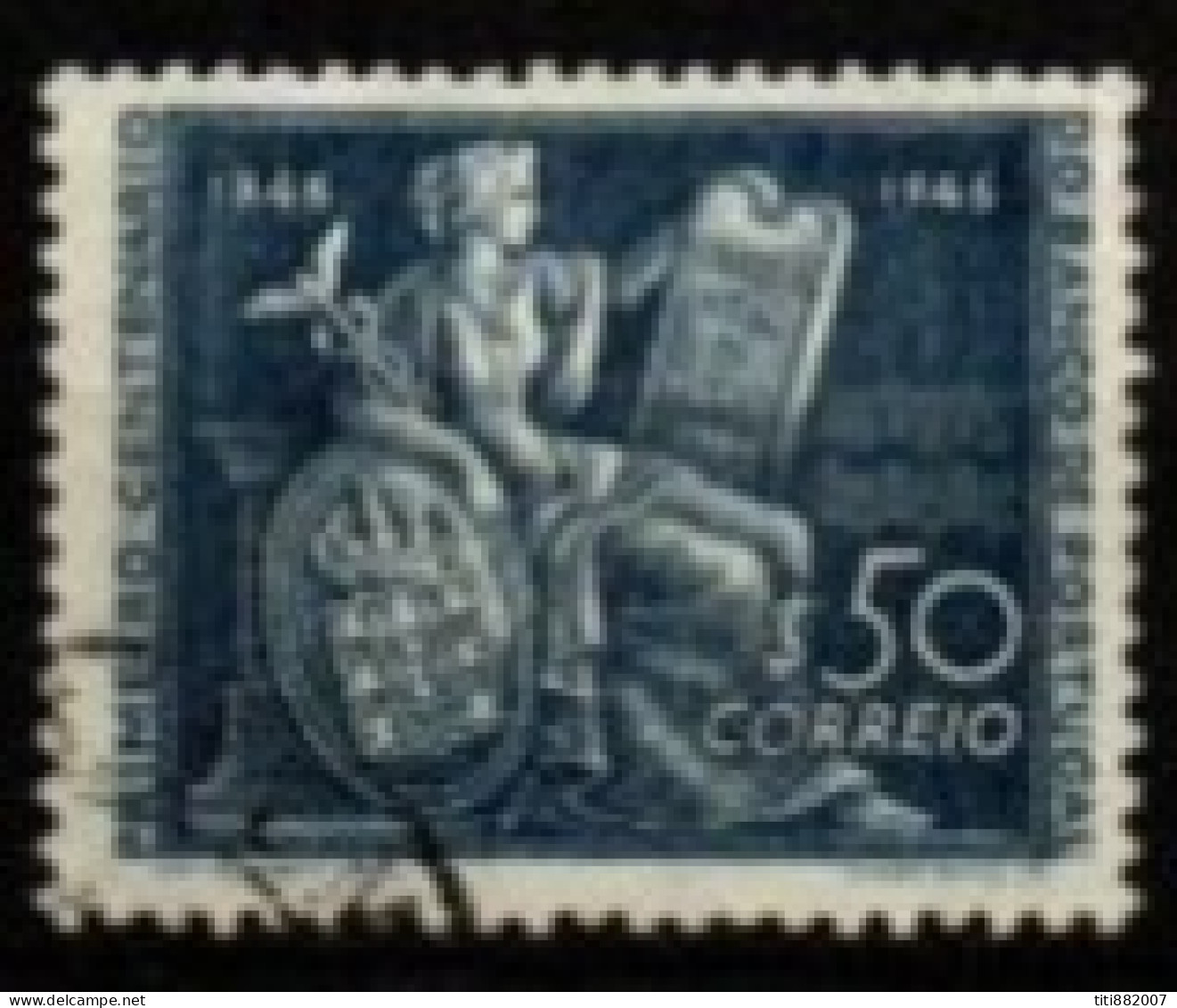 PORTUGAL  -   1946.  Y&T N° 683 Oblitéré.   Banque - Used Stamps