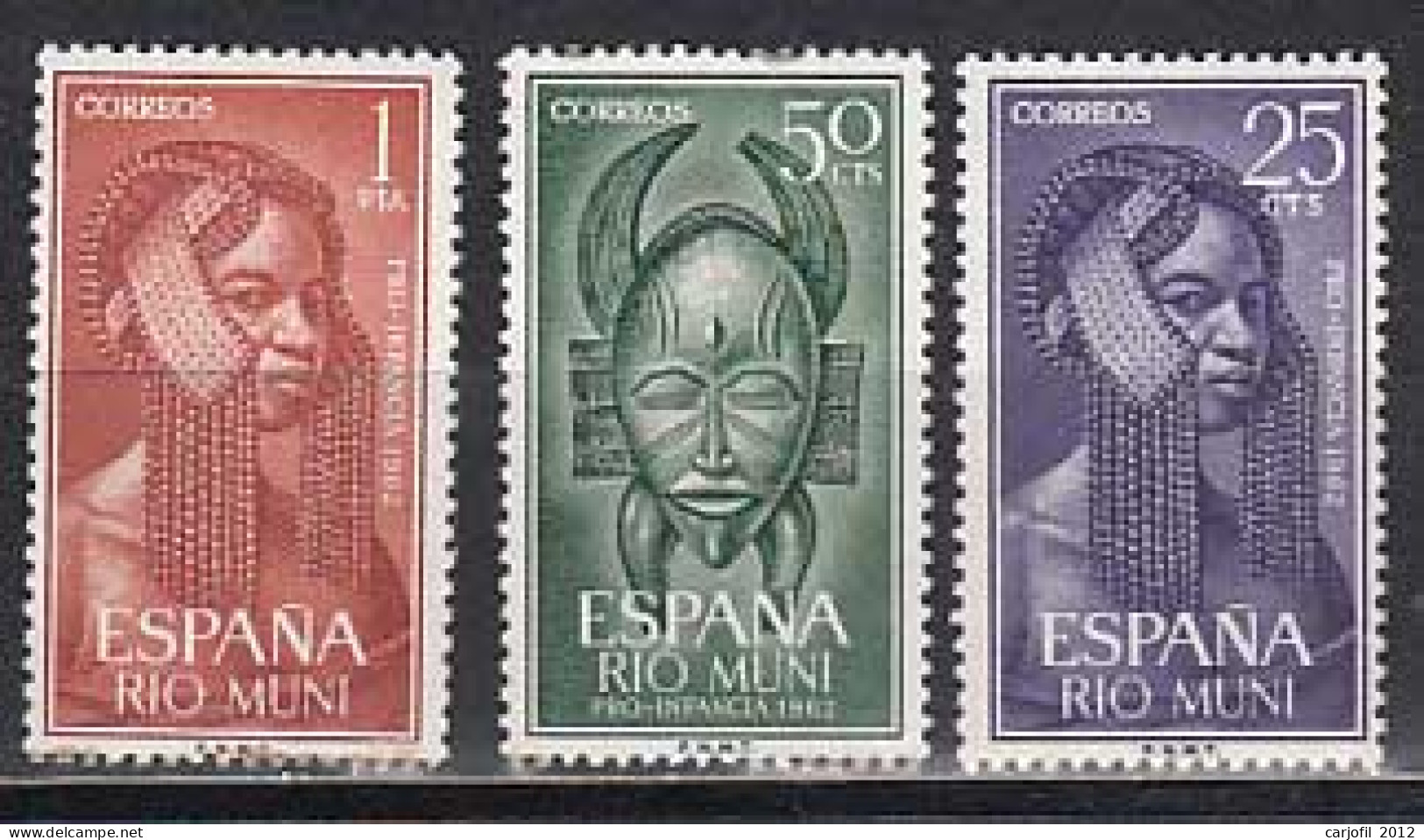 Rio Muni Correo 1962 Edifil 29/31 ** Mnh - Rio Muni