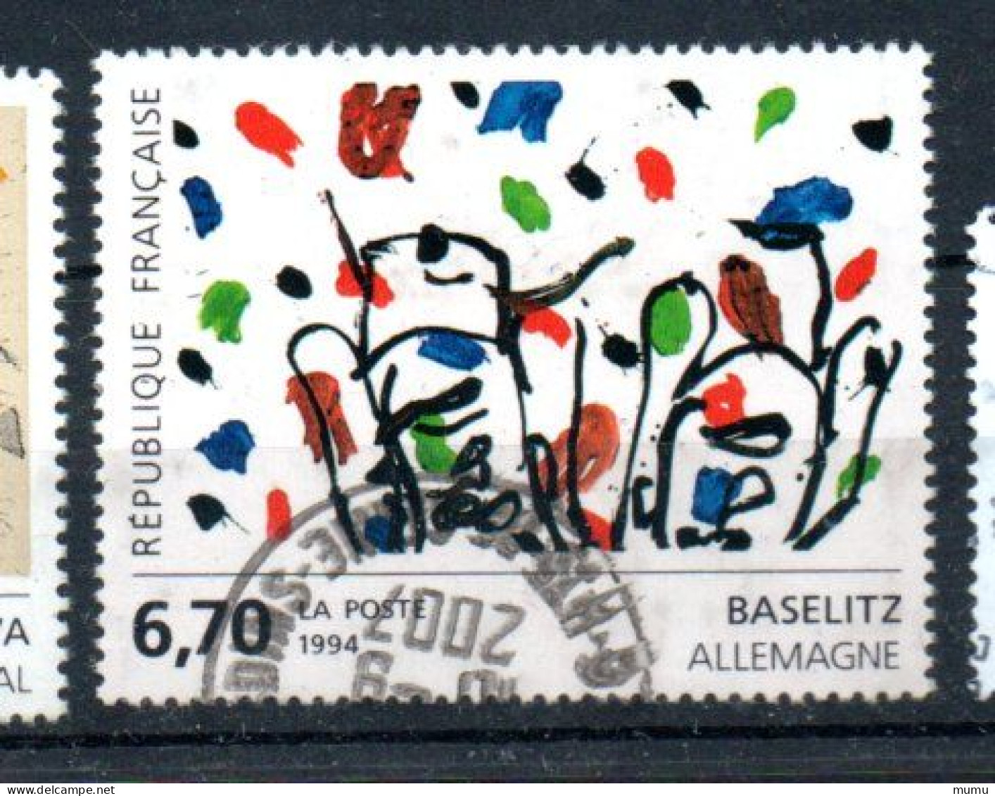 FRANCE OB CACHET ROND YT N° 2914 - Gebraucht