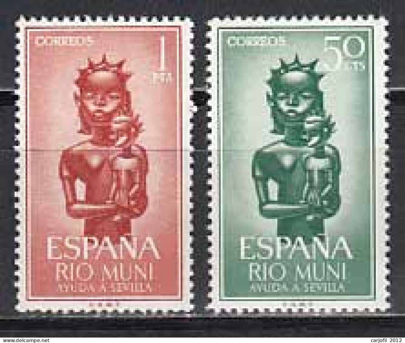 Rio Muni Correo 1963 Edifil 35/6 ** Mnh - Rio Muni