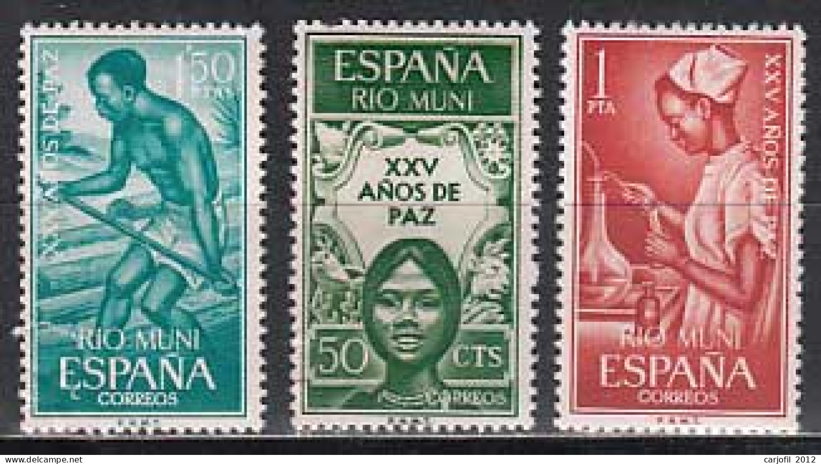 Rio Muni Correo 1965 Edifil 60/2 ** Mnh - Rio Muni